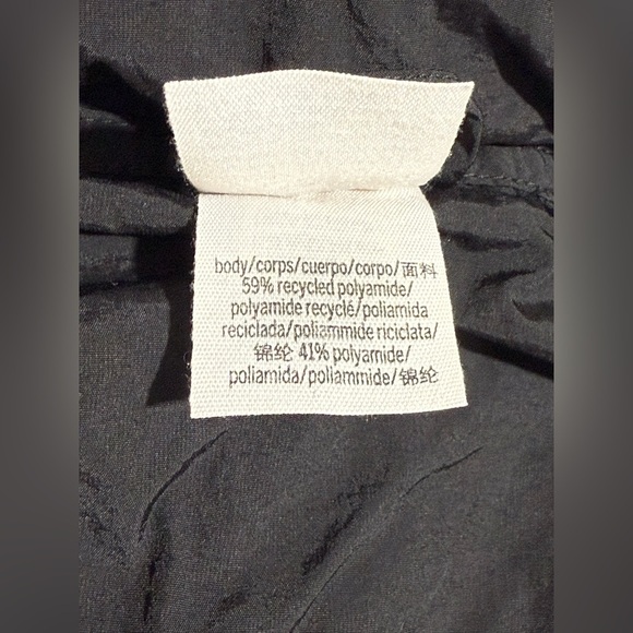 Victoria's Secret PINK Anorak Black Mock Neck Windbreaker Hood - Picture 8 of 8